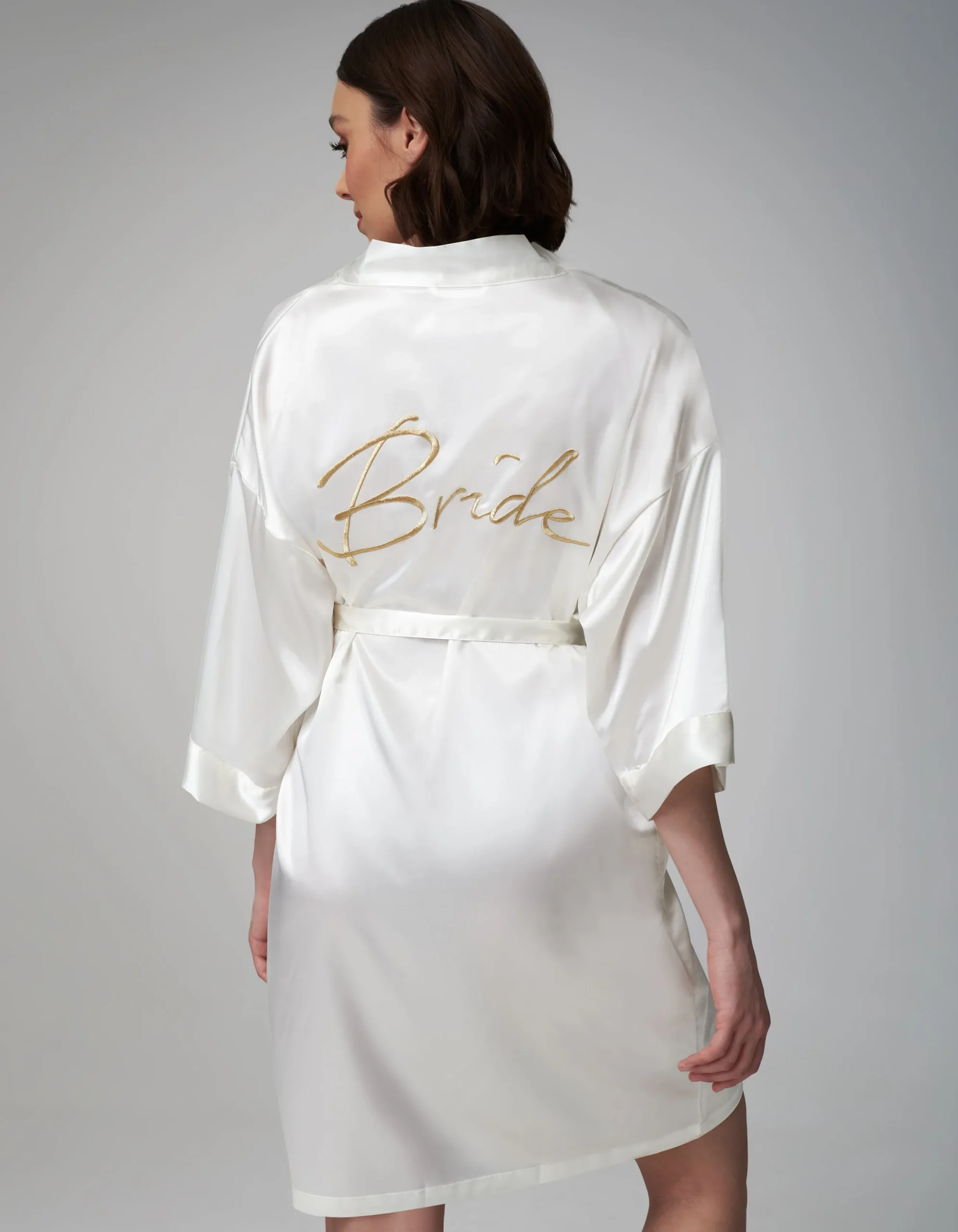 PLAIN BRIDE ROBE